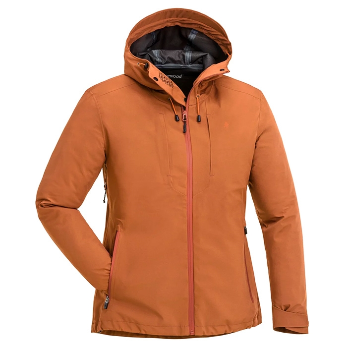 Billede af Pinewood Telluz Dame 18.000mm, burned orange-M - Jakker hos Outdoornu.dk